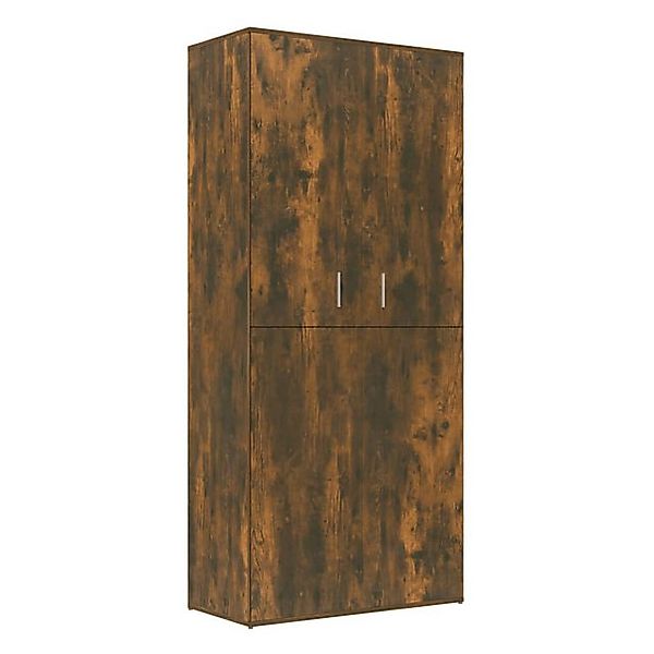 vidaXL Schuhschrank Schuhregal Räuchereiche 80x39x178 cm Holzwerkstoff günstig online kaufen