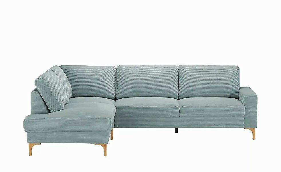 Gray & Jones Cord-Sofa  Capa ¦ blau ¦ Maße (cm): B: 276 H: 86 T: 200.0 Pols günstig online kaufen