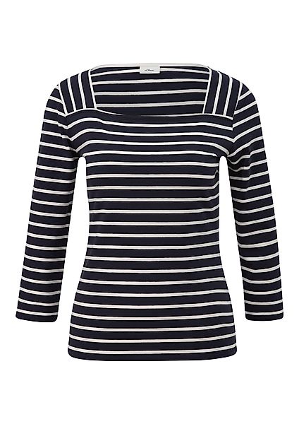 s.Oliver BLACK LABEL T-Shirt mit Streifen günstig online kaufen