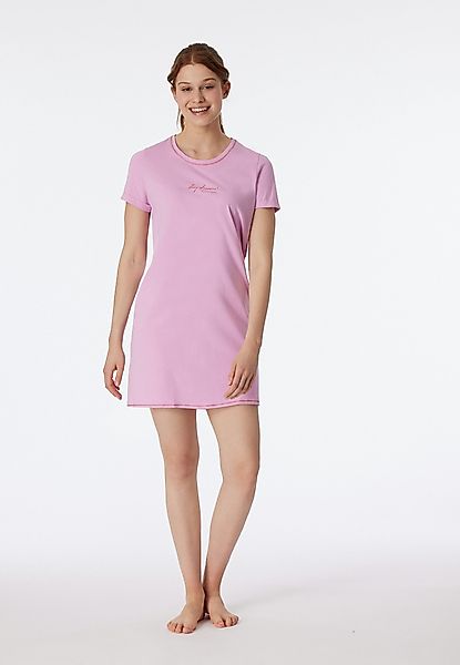Schiesser Nachthemd Casual Essentials mit Statement-Print günstig online kaufen