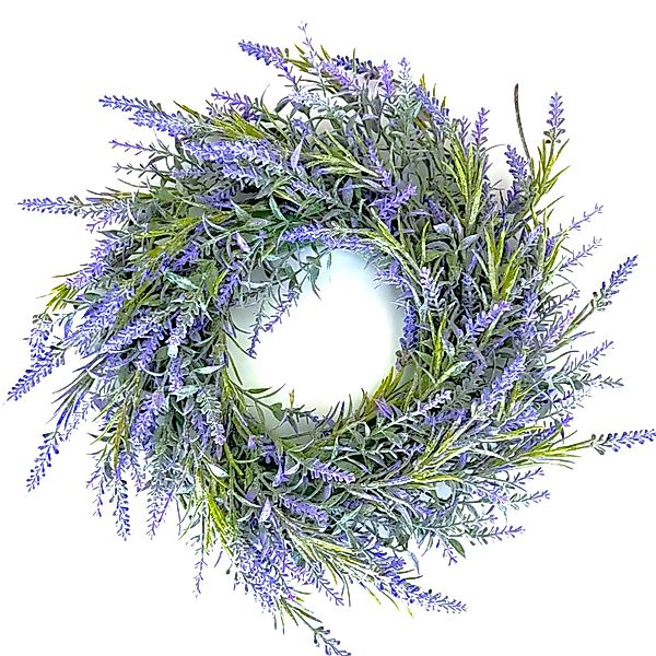 Kunstkranz Deko Kunstkranz Lavendel Frühling Sommer günstig online kaufen