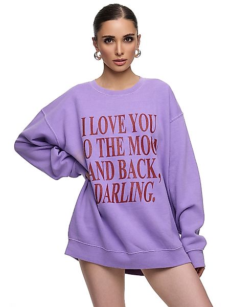 Worldclassca Longsweatshirt Worldclassca Oversized Sweatshirt LOVE günstig online kaufen