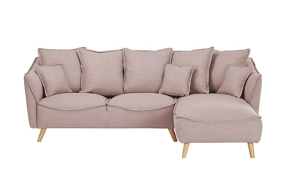 Ecksofa - rosa/pink - 80 cm - Polstermöbel > Sofas > Ecksofas - Möbel Kraft günstig online kaufen