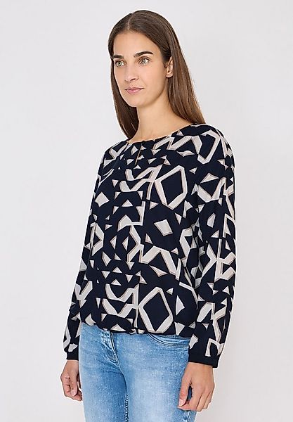 CECIL Langarmbluse mit Elastiksaum günstig online kaufen