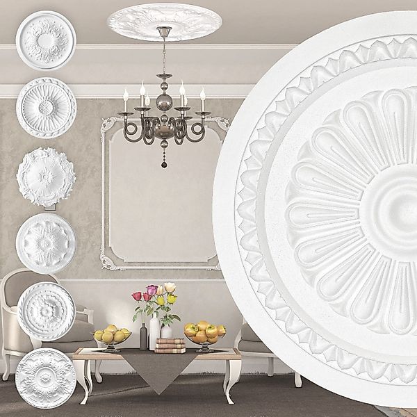 marbet design Wanddekoobjekt R-23 (Stuckrosette aus günstig online kaufen