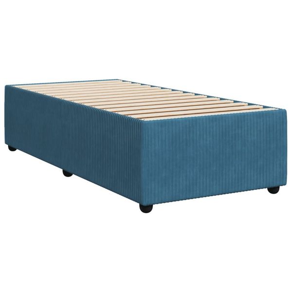 vidaXL Bett Bettgestell Blau 90x190 cm günstig online kaufen