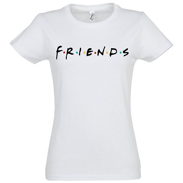 Youth Designz T-Shirt Friends Logo Damen Shirt mit Frontprint, trendiger Sp günstig online kaufen