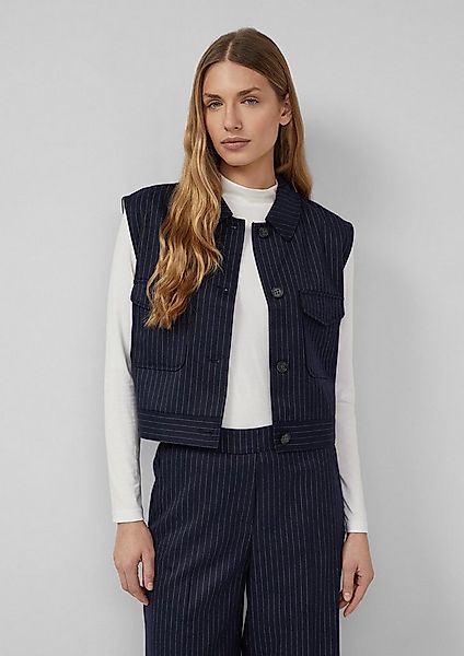 s.Oliver Funktionsweste Indoor-Weste Verkürzte Weste im Relaxed Fit mit ela günstig online kaufen