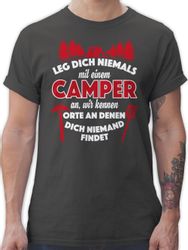 Shirtracer T-Shirt Leg dich niemals mit günstig online kaufen