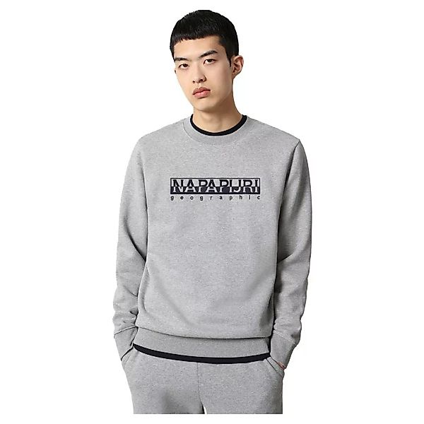 Napapijri Berber C 2 Sweatshirt L Medium Grey Melange günstig online kaufen