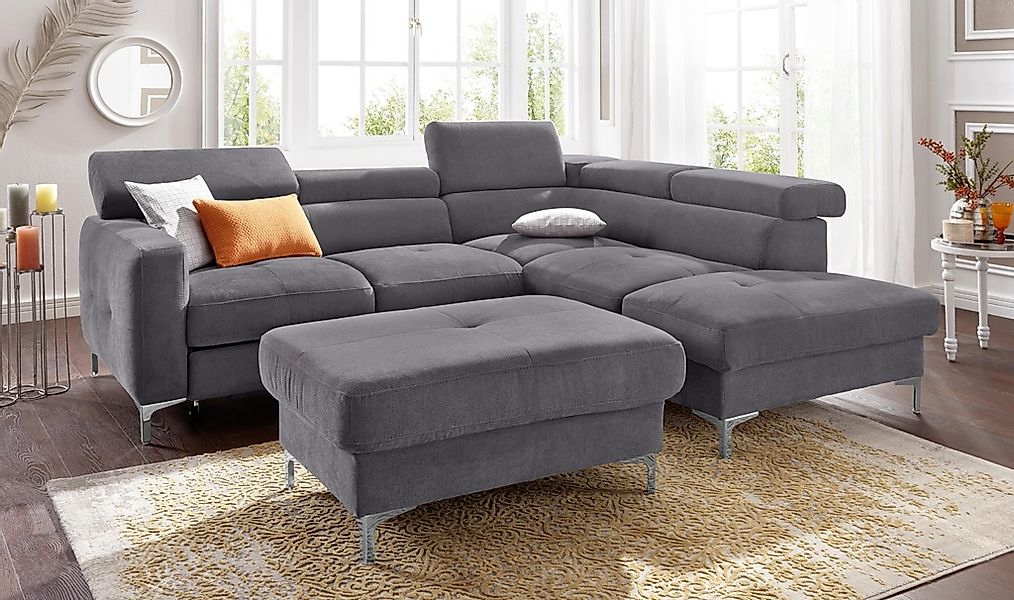 COTTA Polstergarnitur "Sammy L-Form", (Set), Set bestehend aus: Ecksofa mit günstig online kaufen