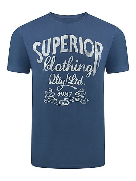 riverso T-Shirt Herren Printshirt RIVLeon Regular günstig online kaufen