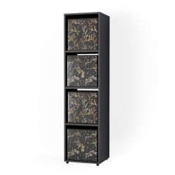 Vicco Raumteiler Ludus, Schwarz, 142.5 x günstig online kaufen