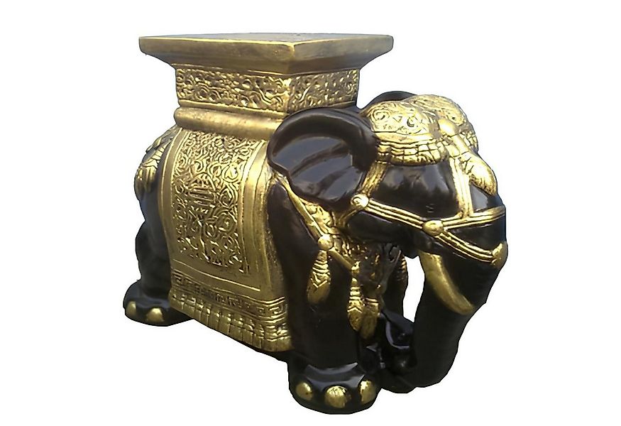 Xlmoebel Buddhafigur Dekorative Figur Skulptur 45 cm - Buddha Elefant Statu günstig online kaufen