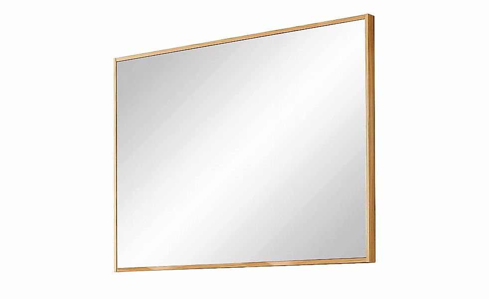 Spiegel 99 x 75 cm Tiba ¦ holzfarben ¦ Glas,Aluminium,Holz ¦ Maße (cm): B: günstig online kaufen