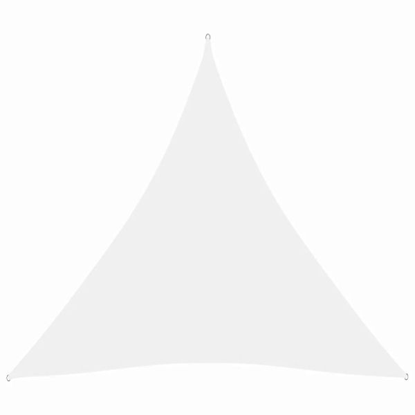 Sonnensegel Oxford-gewebe Dreieckig 6x6x6 M Weiß günstig online kaufen