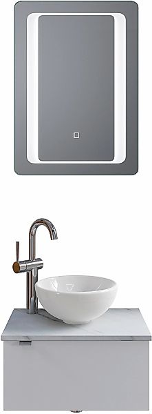 Saphir Badmöbel-Set "Serie 6915" 4 Stk. tlg. Gäste-Bad, 51 cm breit, mit LE günstig online kaufen