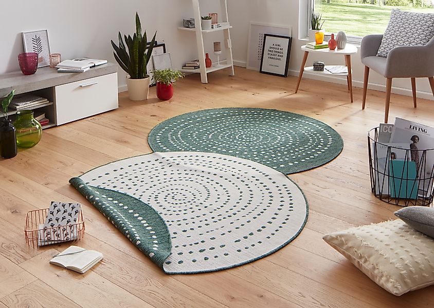 NORTHRUGS Teppich Bali, rund, Höhe: 5 günstig online kaufen