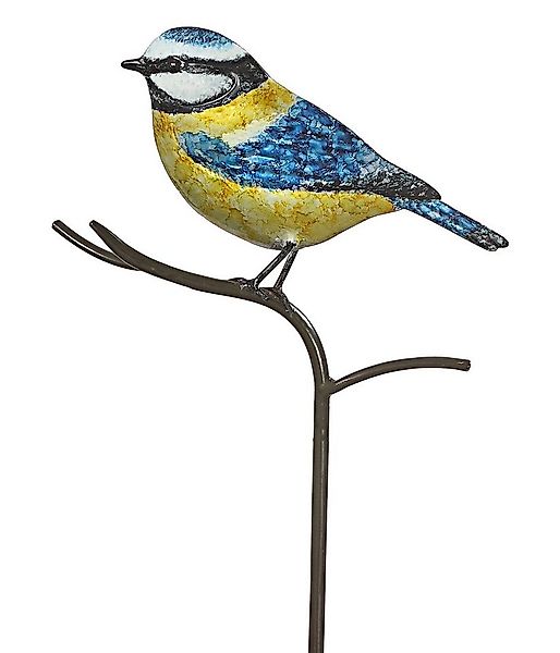 Dehner Gartenstecker Blaumeise, 2.5 x 15 x 120 cm, Metall günstig online kaufen