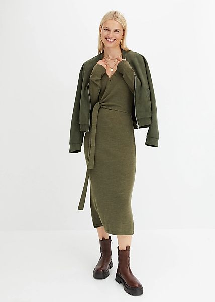 bonprix Strickkleid "Midi-Strickkleid" Midi-Strickkleid günstig online kaufen