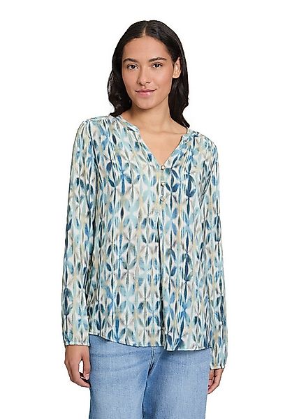 Cartoon Schlupfbluse Damen Casual-Bluse mit Knöpfen günstig online kaufen