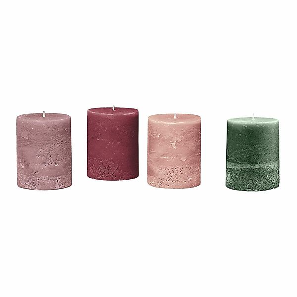Mirabeau Stumpenkerze Kerze 4er Set Virrans günstig online kaufen