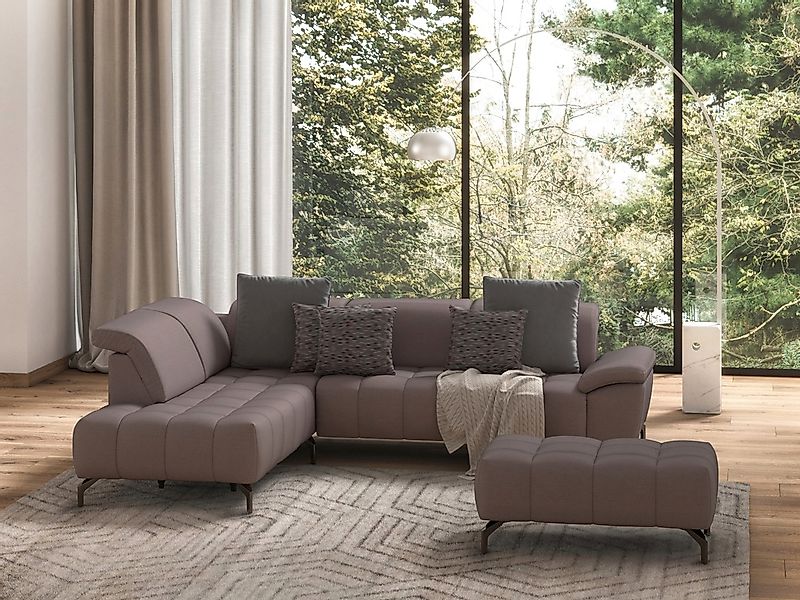 sit&more Ecksofa »Cool L-Form«, wahlweise mit Kopfteilverstellung und Vorzi günstig online kaufen