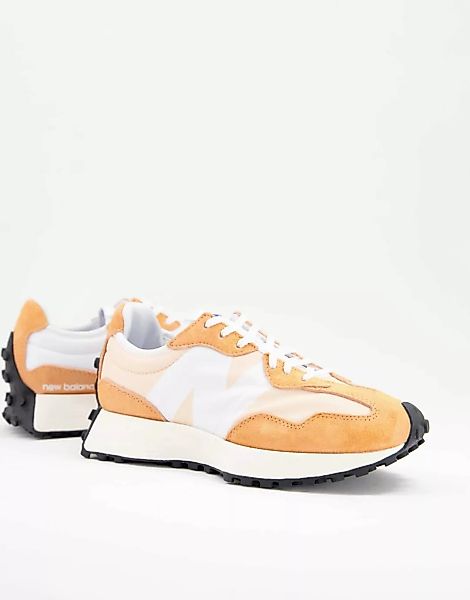 New Balance – 327 – Sneaker in Orange und Weiß günstig online kaufen