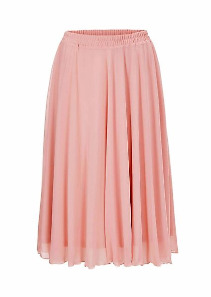 GOLDNER A-Linien-Rock "Kurzgröße Luftig schwingender Chiffonrock" Ohne günstig online kaufen