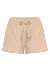 LASCANA Shorts Lounge-/ Strickshorts meliert mit Bindeband, Loungewear günstig online kaufen