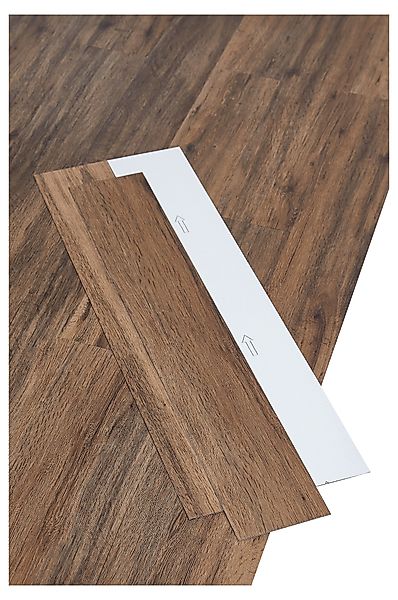 misento Designboden Vinylboden selbstklebend in Holzoptik, günstig online kaufen