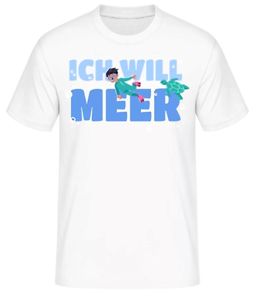 Ich Will Meer · Männer Basic T-Shirt günstig online kaufen