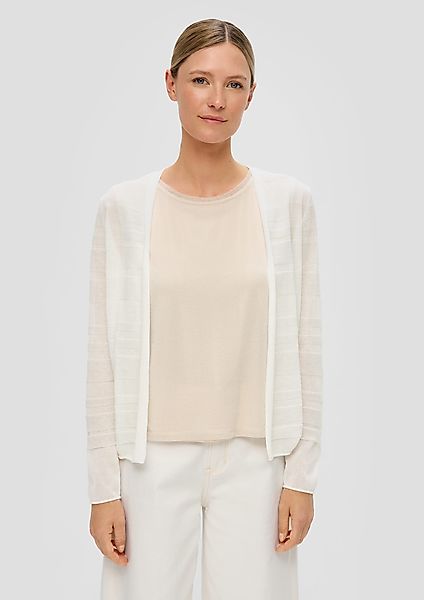 s.Oliver Strickjacke Cardigan mit Musterstruktur günstig online kaufen