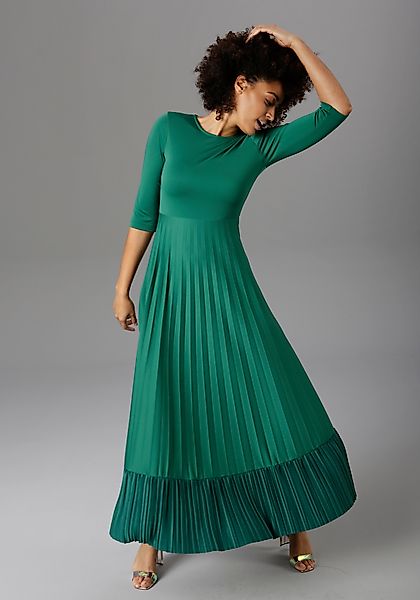 Aniston CASUAL Maxikleid Rockteil mit Volant günstig online kaufen