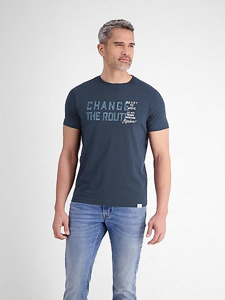 LERROS T-Shirt LERROS Unifarbenes T-Shirt mit Print günstig online kaufen