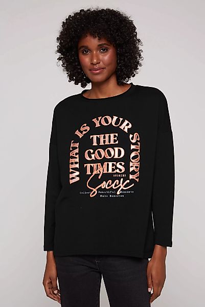 SOCCX Sweater, mit verlängertem Saum hinten günstig online kaufen