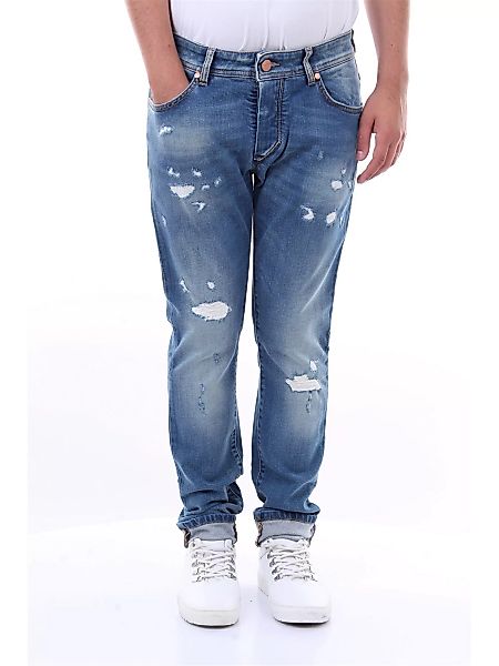 BARBA regelmäßig Herren Leichte Jeans Baumwolle / Elastan günstig online kaufen