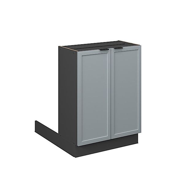 Vicco Unterschrank Fame-Line, Hellblau-grau/Anthrazit, 60 cm günstig online kaufen