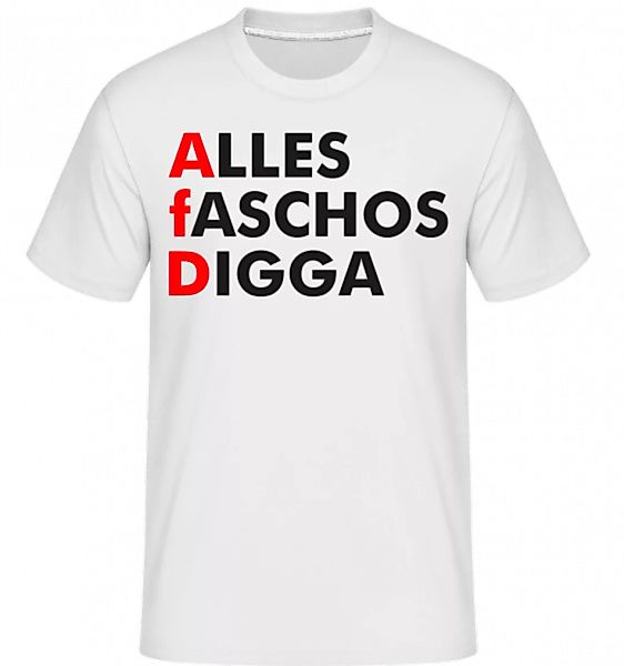Alles Faschos Digga · Shirtinator Männer T-Shirt günstig online kaufen