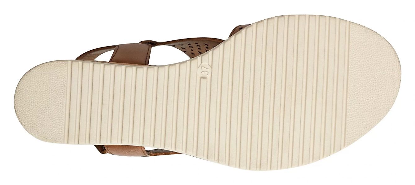 Tamaris Keilsandalette, Sommerschuh, Sandale mit modischer Perforation günstig online kaufen