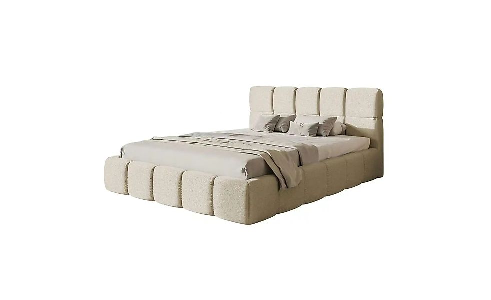 Selsey Polsterbett mit Bettkasten Cloudy ¦ beige ¦ Maße (cm): B: 180 H: 96 günstig online kaufen
