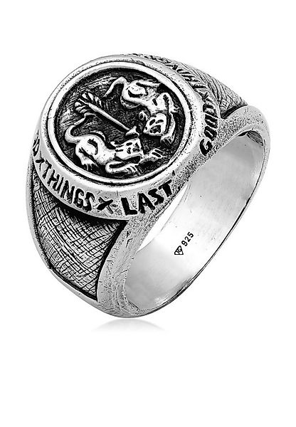 HAZE & GLORY Siegelring Siegelring - Twin Tiger 925 Silber günstig online kaufen