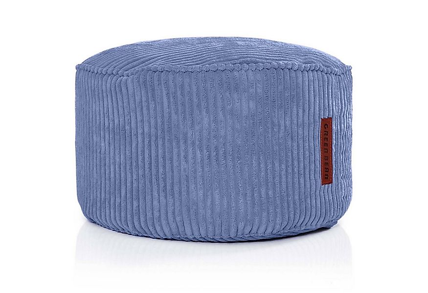 Green Bean Pouf Sitzsack-Hocker Pouf Cord 45x25cm (Indoor Sitzhocker Sitzki günstig online kaufen
