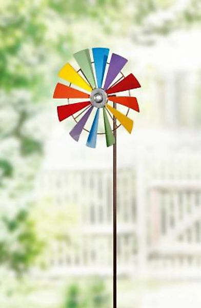 HOME Living Windrad Regenbogen Windspiele braun günstig online kaufen