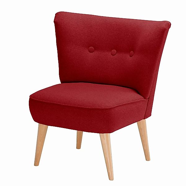 home24 Mørteens Sessel Bumberry I Rot Filz 72x80x64 cm (BxHxT) günstig online kaufen