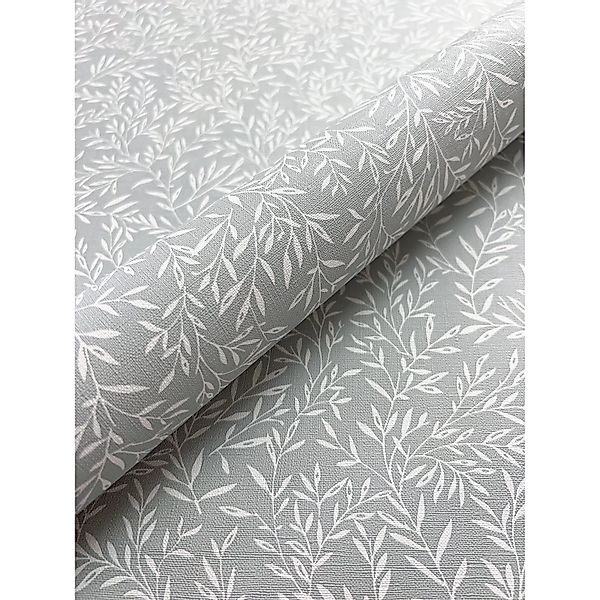 Newroom Vliestapete Erica Grey Zweige Floral FSC® günstig online kaufen