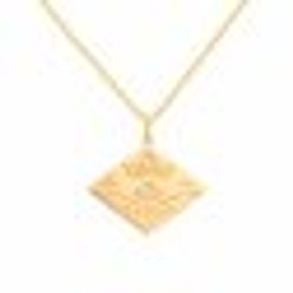 Halskette 925 Sterling Silber Topas Tattoo Motiv Raute günstig online kaufen