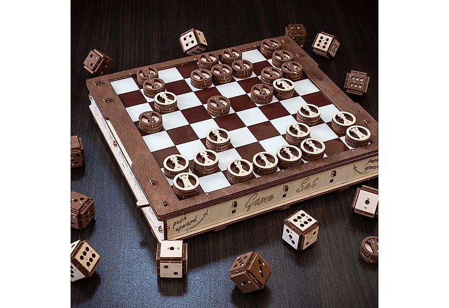 Eco Wood Art Modellbausatz Eco-Wood-Art Spieleset Mechanisches Holzpuzzle, günstig online kaufen