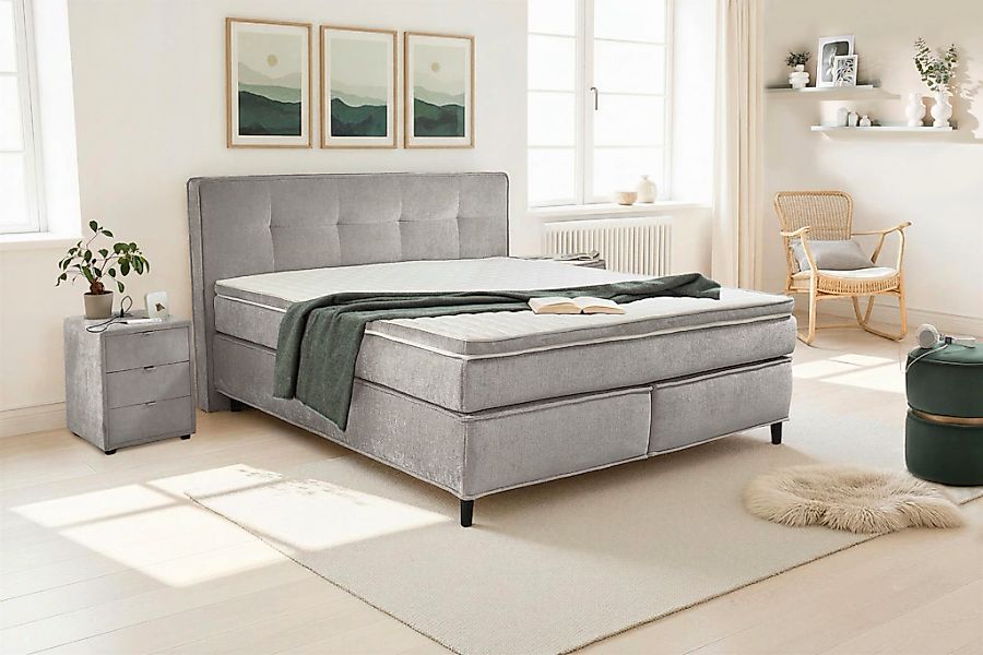 Jockenhöfer Gruppe Boxspringbett "Capello, 7-Zonen-TTFK-Matratze" KS-Topper günstig online kaufen