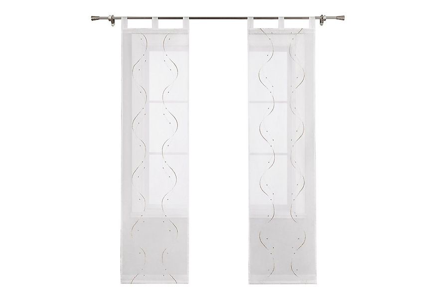Joyswahl Schiebegardine (2 St), Schlaufen, transparent, Voile Flächenvorhän günstig online kaufen